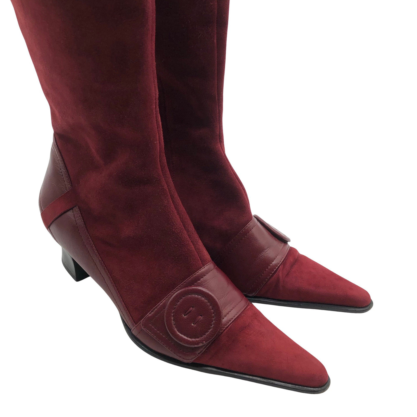 Unisex Baldinini - Saapad, suurus 40 - Veinipunane (2)
