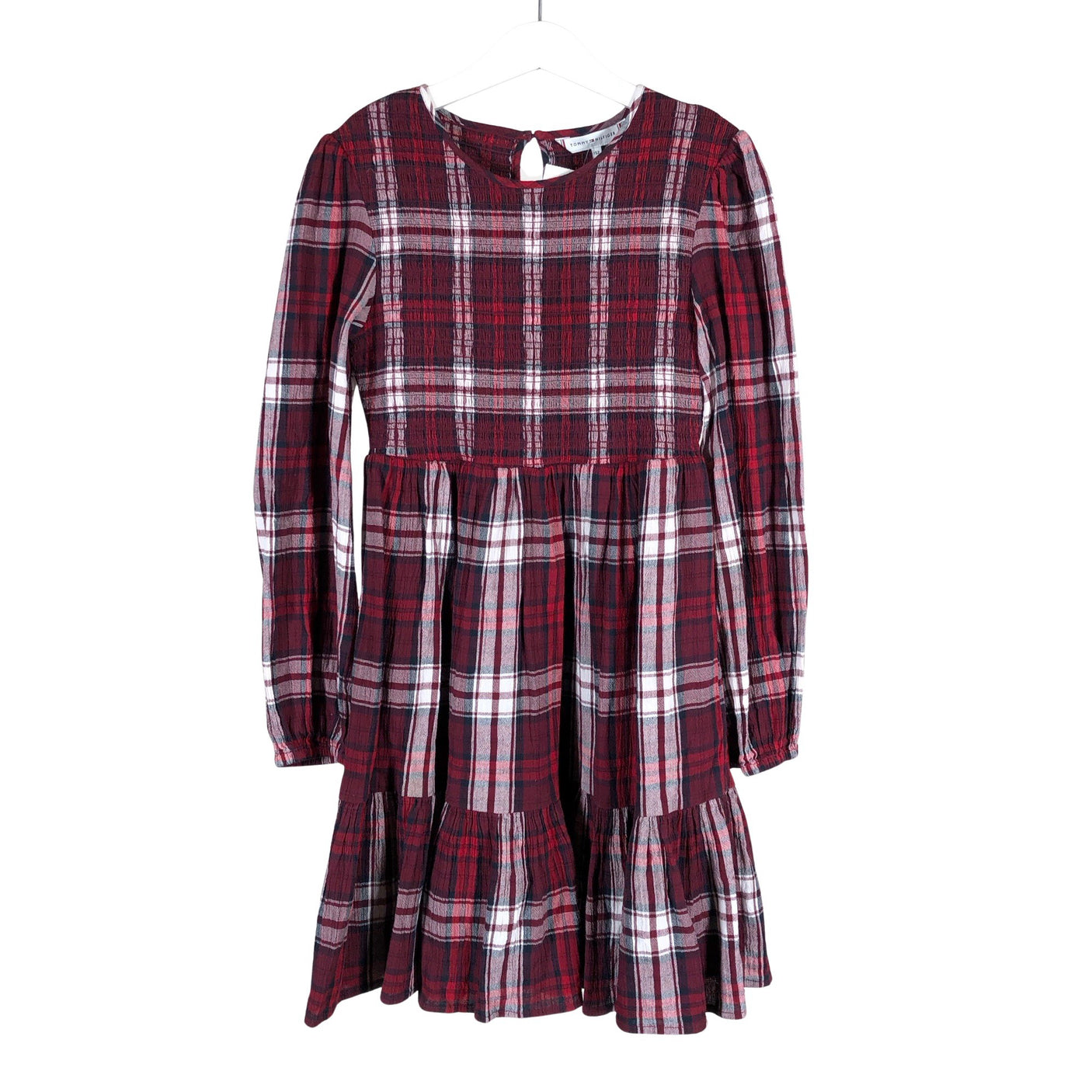 Unisex Tommy Hilfiger - Õhuke kleit, suurus 146 - 152 - Veinipunane (1)