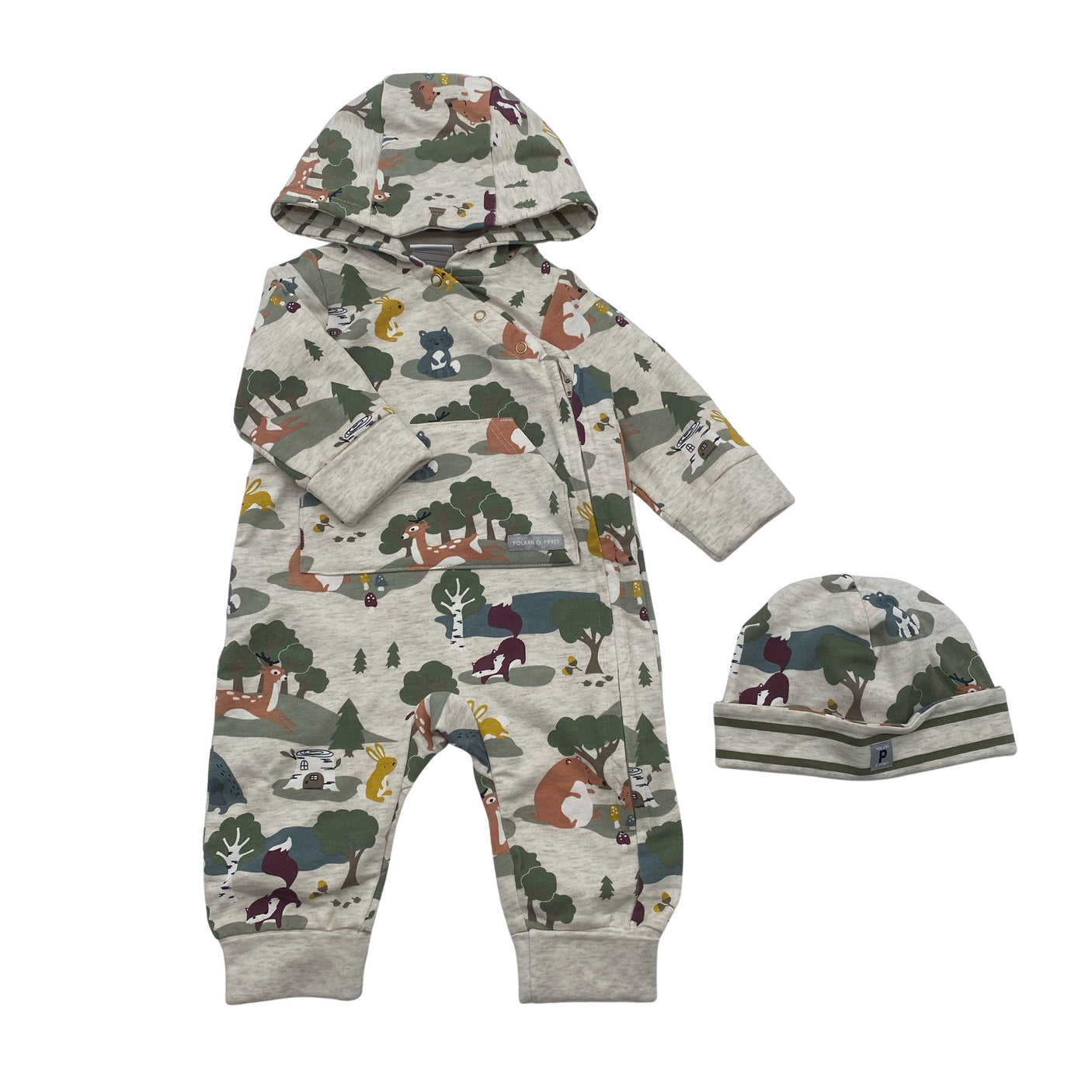 Unisex Polarn O. Pyret - Pükskostüüm, suurus 50 - 56 - Beige (1)