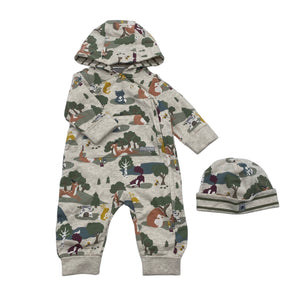 Unisex Polarn O. Pyret - Pükskostüüm, suurus 50 - 56 - Beige (1)