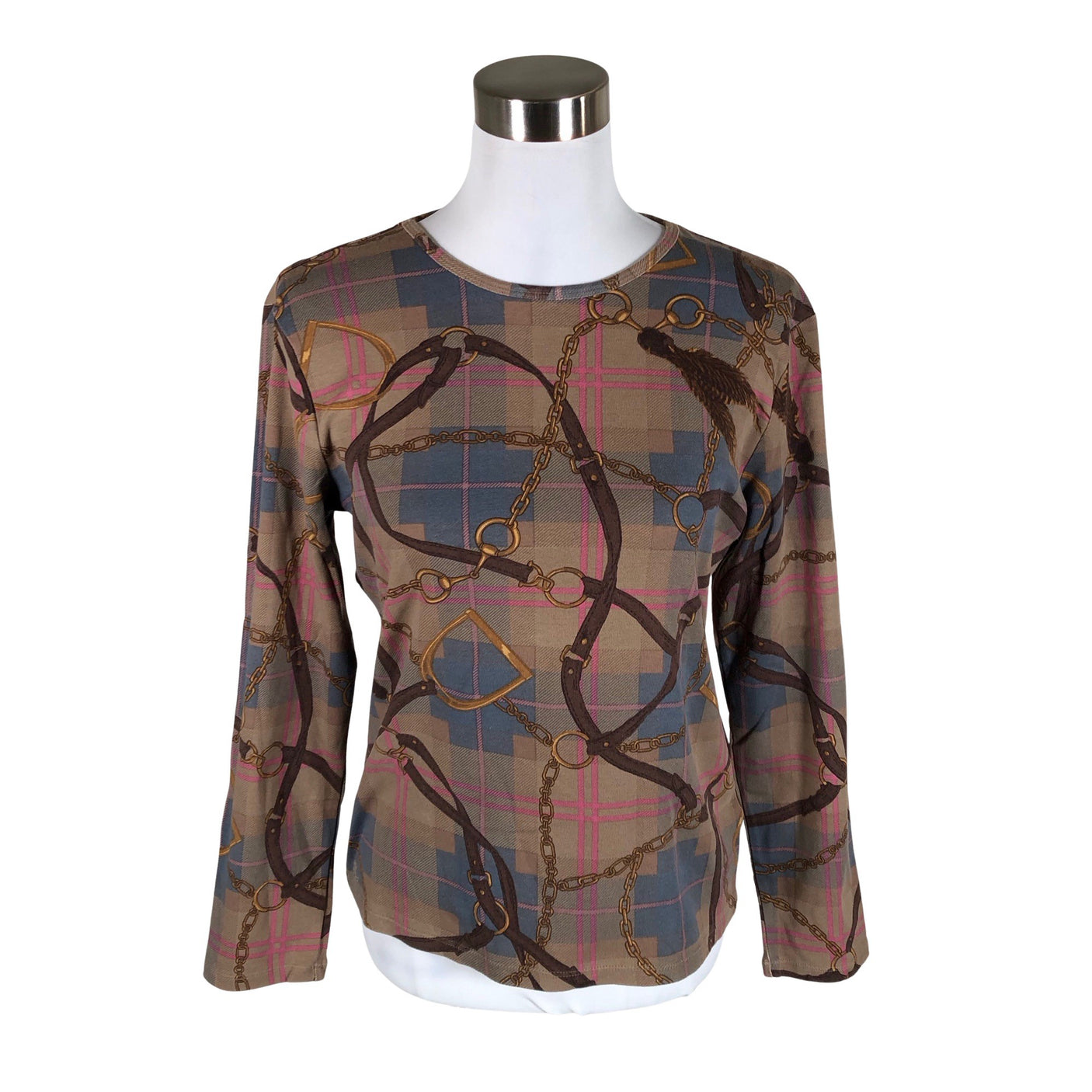 Unisex Lauren Ralph Lauren - Trikotaažist pluus, suurus 40 - Pruun (1)