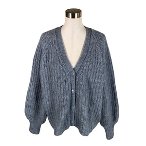 Unisex La Maille Sezane - Kardigan, suurus 40 - Sinine (1)
