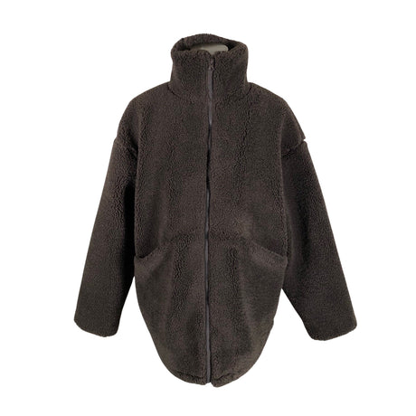 Unisex Na-KD - Kunstkarusnahast mantel, suurus 40 - Pruun ()