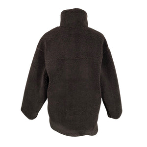 Unisex Na-KD - Kunstkarusnahast mantel, suurus 40 - Pruun (2)