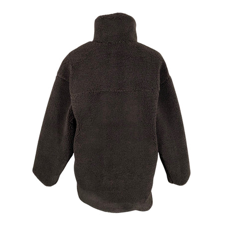 Unisex Na-KD - Kunstkarusnahast mantel, suurus 40 - Pruun (2)