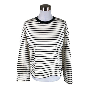 Unisex Lindex - Trikotaažist pluus, suurus 38 - Looduslik valge (1)