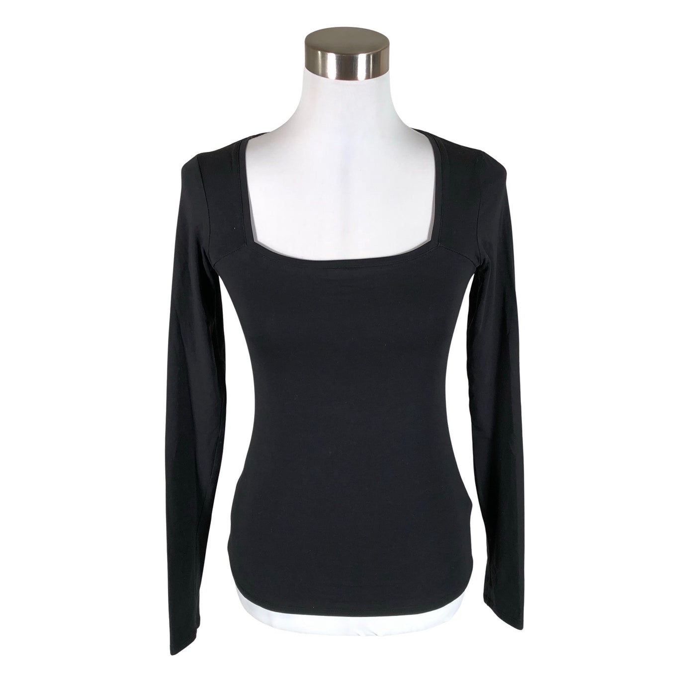 Unisex &Other Stories - Trikotaažist pluus, suurus 38 - Must (1)