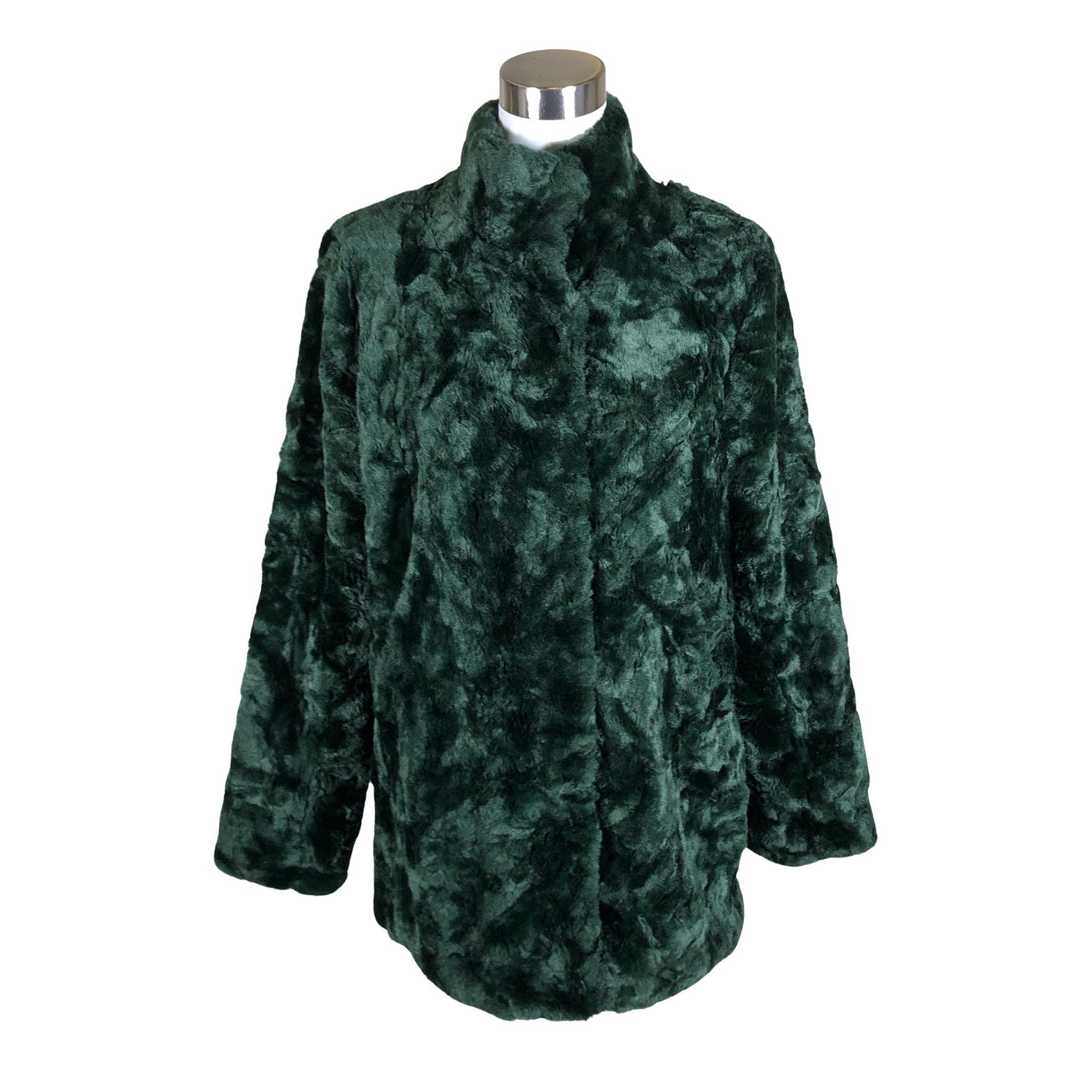 Unisex Tiger of Sweden - Kunstkarusnahast mantel, suurus 36 - Roheline (1)