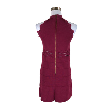 Unisex Ted Baker - Kootud kleit, suurus 34 - Veinipunane (2)