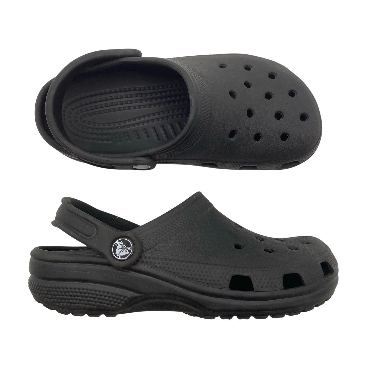 Unisex Crocs - Lahtise kannaga jalanõud, suurus 36 - Must (1)