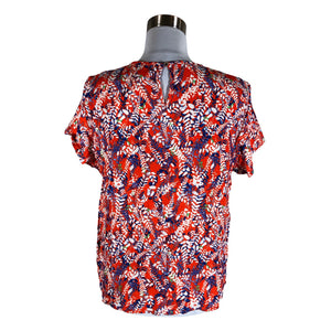 Unisex Holly & Whyte by Lindex - Lühikeste käistega pluus, suurus 40 - Punane (2)
