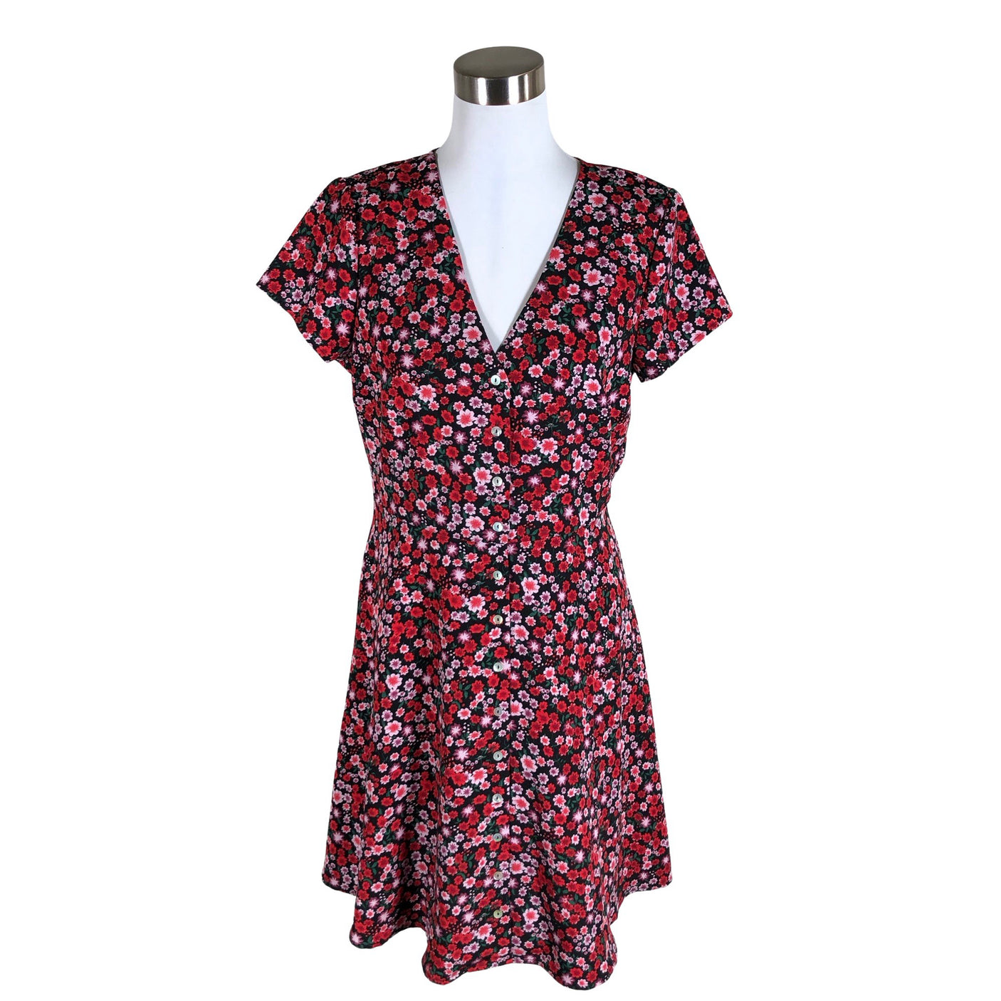 Unisex Anna Field - Mitteveniv kleit, suurus 40 - Punane (1)