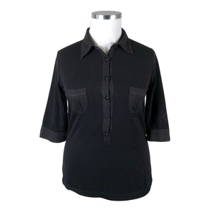 Unisex Mexx - Trikotaažist pluus, suurus 42 - Must (1)