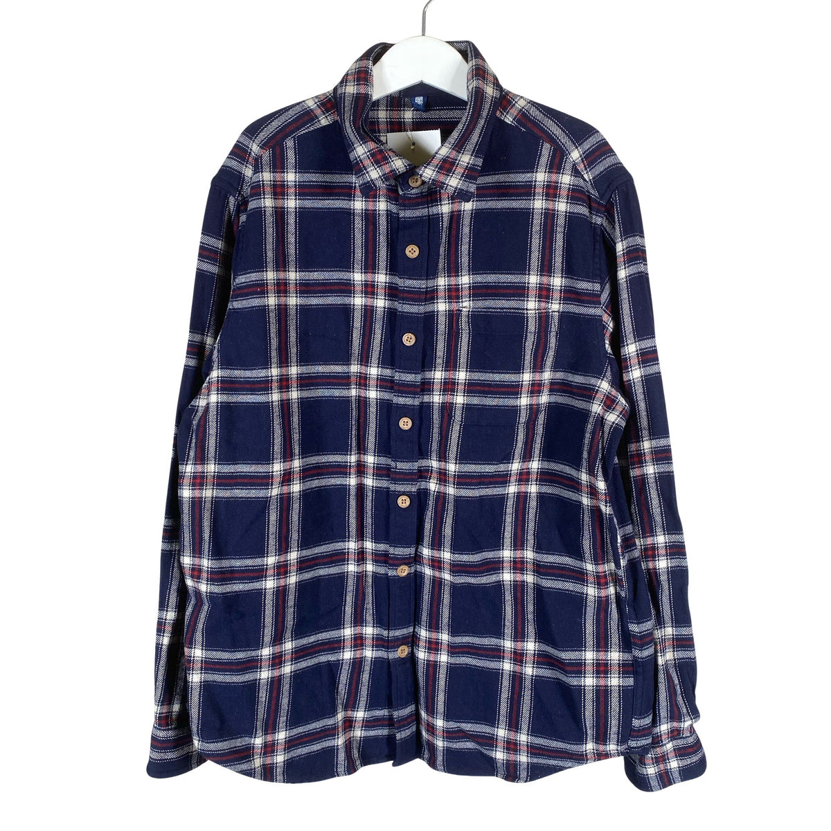 Unisex Uniqlo - Flanellsärk, suurus 146 - 152 - Sinine (1)