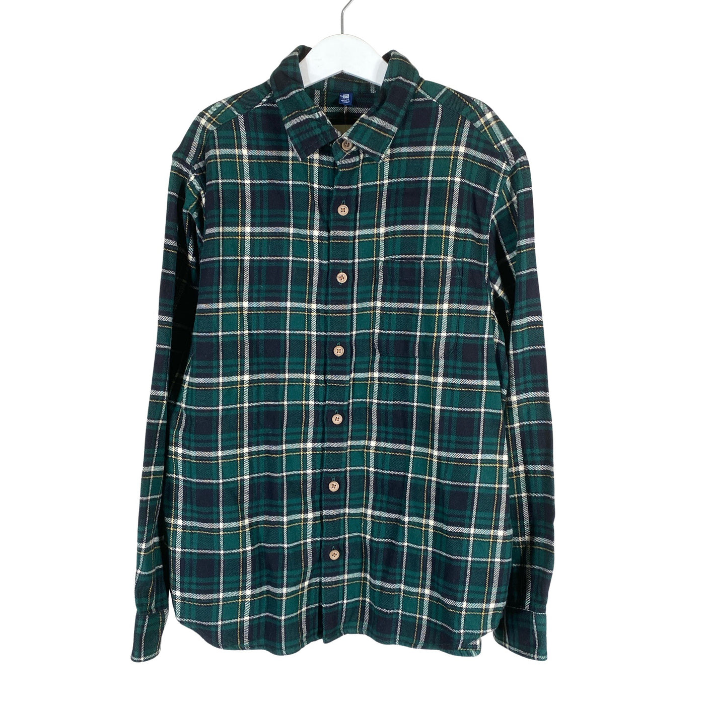 Unisex Uniqlo - Flanellsärk, suurus 146 - 152 - Roheline (1)