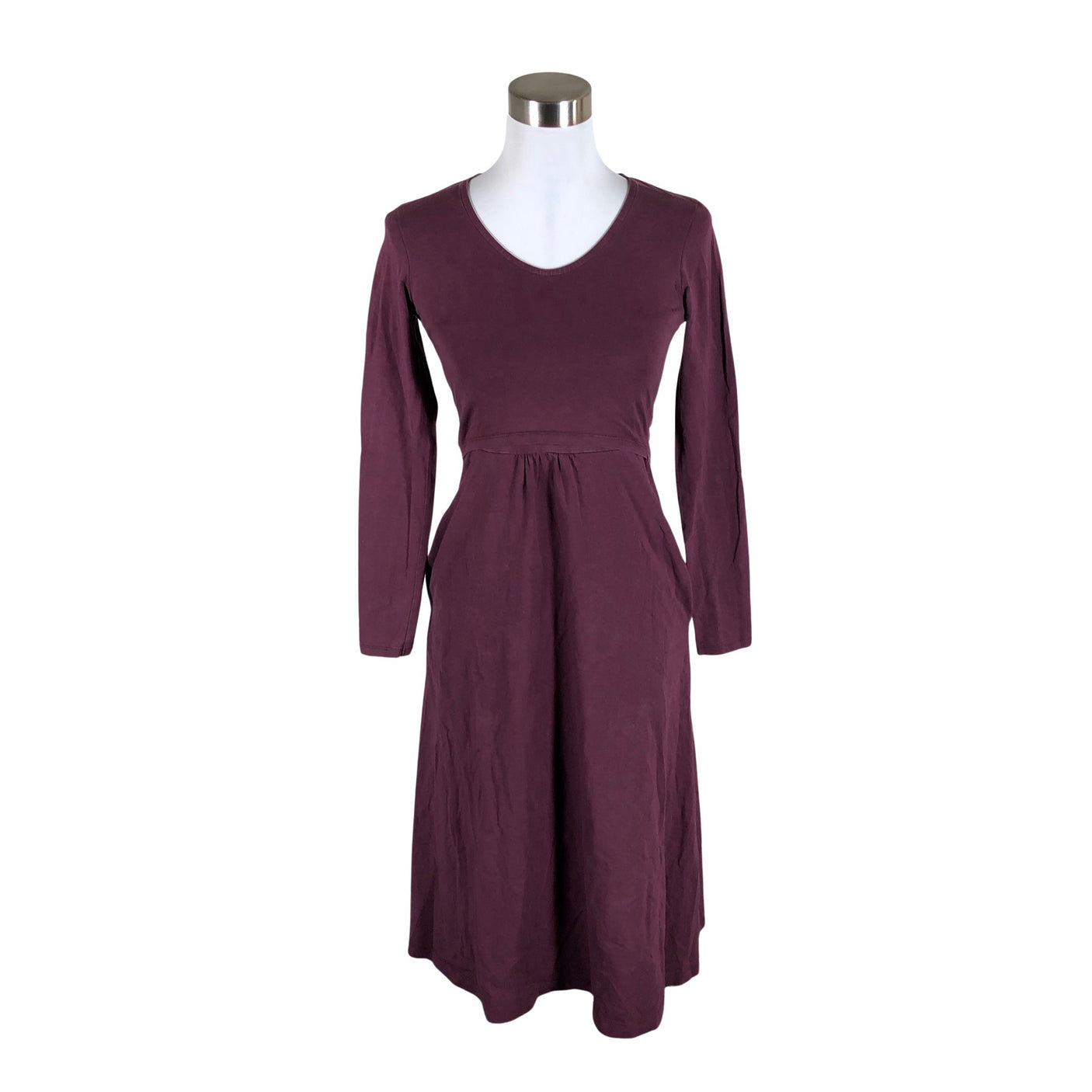 Unisex Boob - Trikotaažist kleit, suurus 34 - Veinipunane (1)