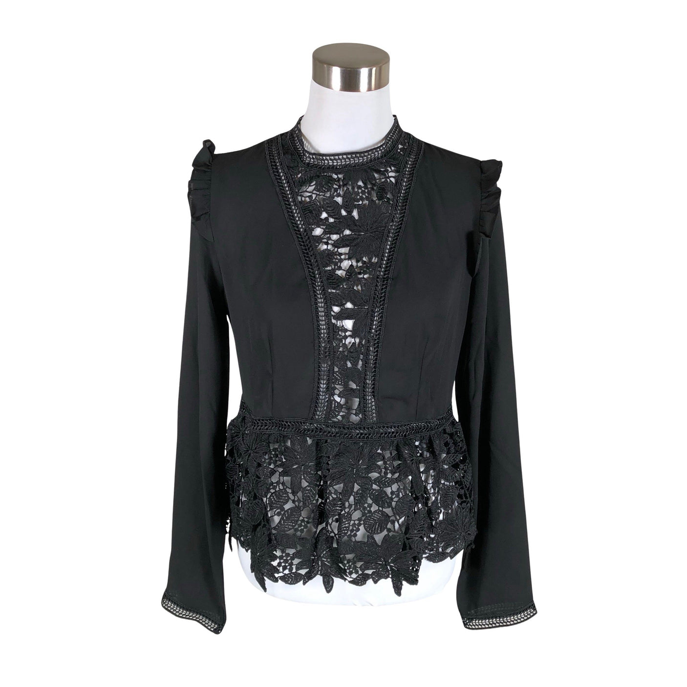 Unisex Lucy Wang - Pidulik pluus, suurus 36 - Must (1)