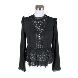 Unisex Lucy Wang - Pidulik pluus, suurus 36 - Must (1)