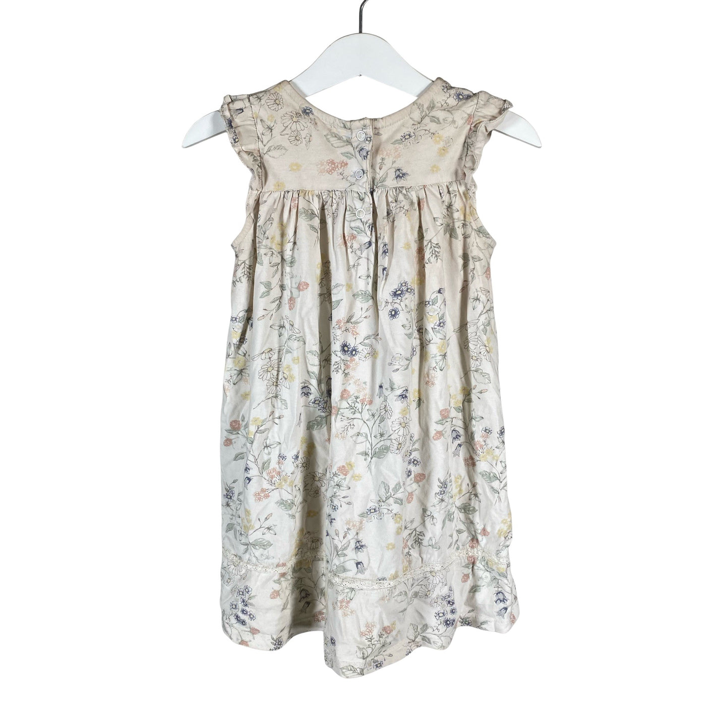Unisex Newbie - Trikotaažist kleit, suurus 98 - 104 - Looduslik valge (2)