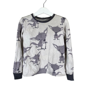 Unisex Handmade - Trikotaažist pluus, suurus 116 - 122 - Hall (1)