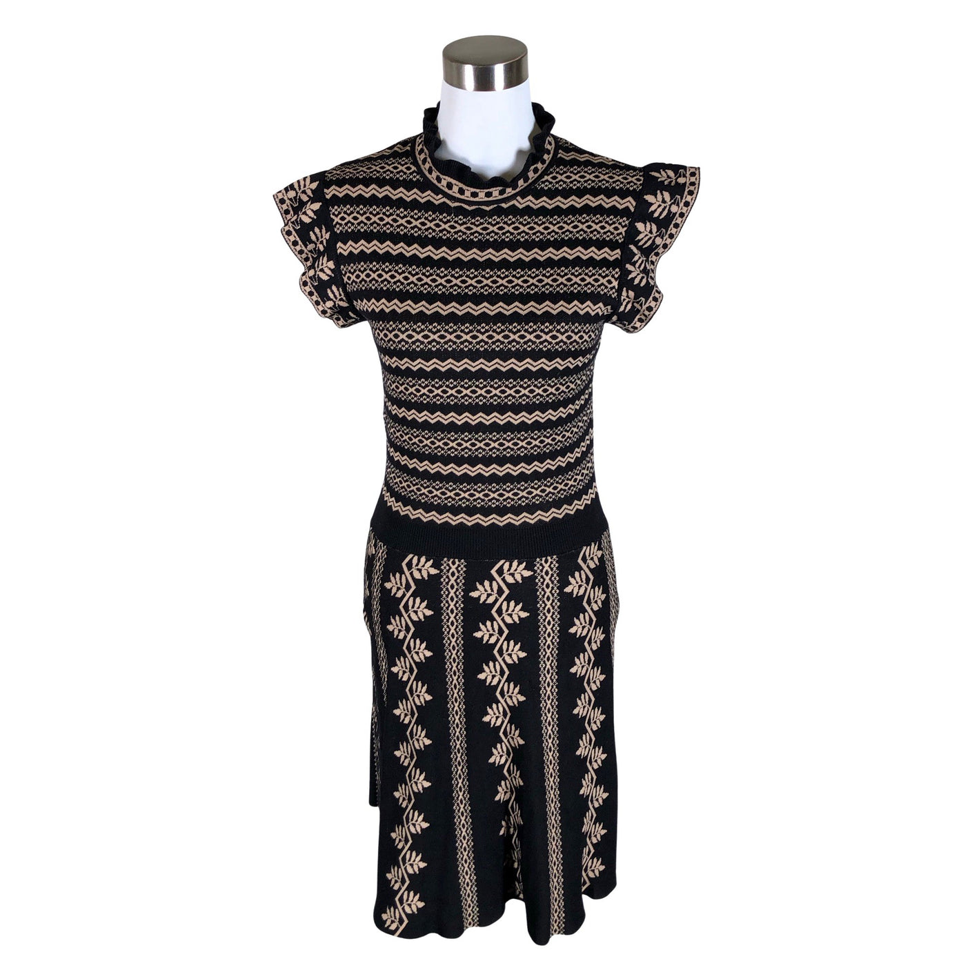 Unisex Holly & Whyte by Lindex - Kootud kleit, suurus 36 - Must (1)