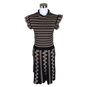 Unisex Holly & Whyte by Lindex - Kootud kleit, suurus 36 - Must (1)