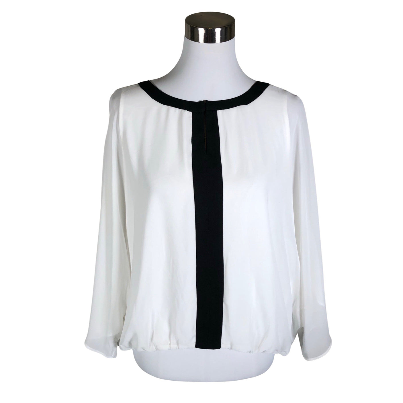 Unisex Joseph Ribkoff - Lühikeste käistega pluus, suurus 40 - Valge (1)