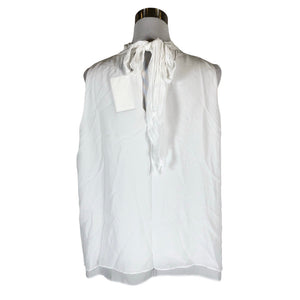 Unisex Ril's - Lühikeste käistega pluus, suurus 40 - Valge (2)