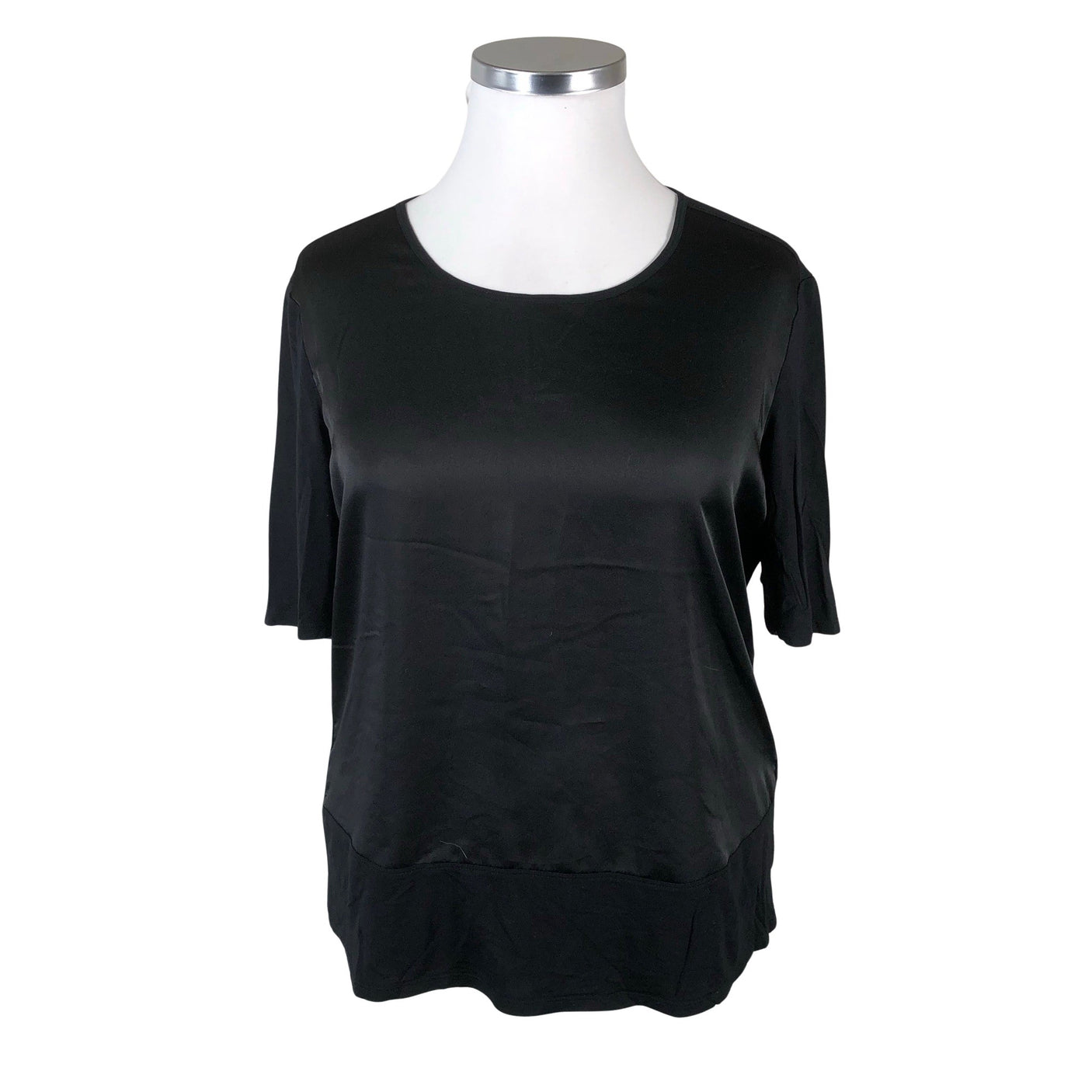 Unisex Gerry Weber - Lühikeste käistega pluus, suurus 42 - Must (1)