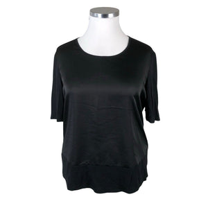 Unisex Gerry Weber - Lühikeste käistega pluus, suurus 42 - Must (1)