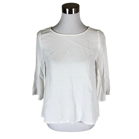 Unisex Ril's - Lühikeste käistega pluus, suurus 38 - Valge ()