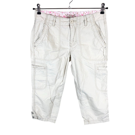 Unisex Etirel - Mittevenivad poolpikad püksid, suurus 34 - Beige ()
