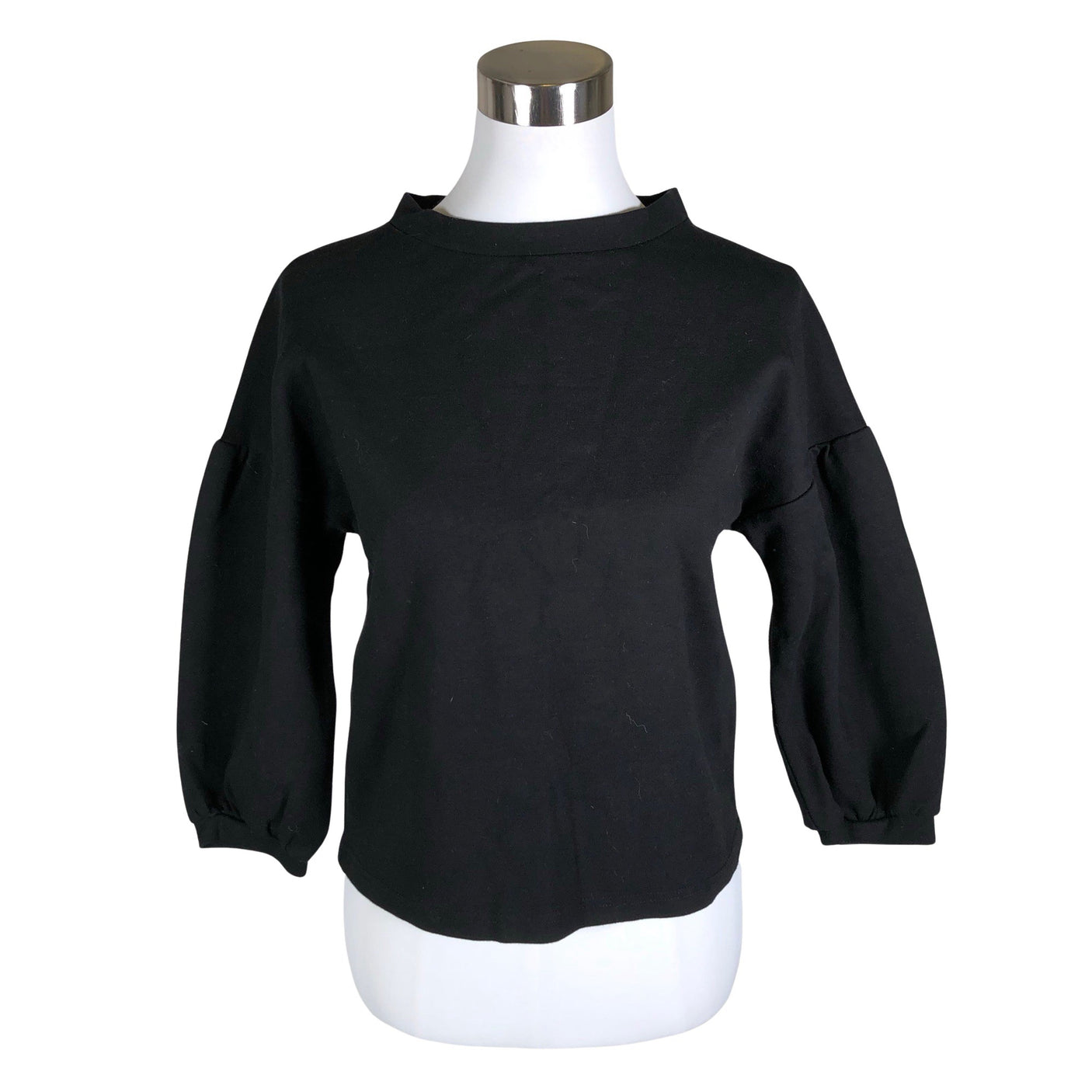 Unisex Nanso - Trikotaažist pluus, suurus 36 - Must (1)