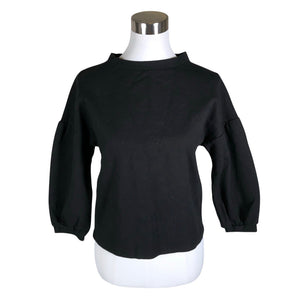 Unisex Nanso - Trikotaažist pluus, suurus 36 - Must (1)