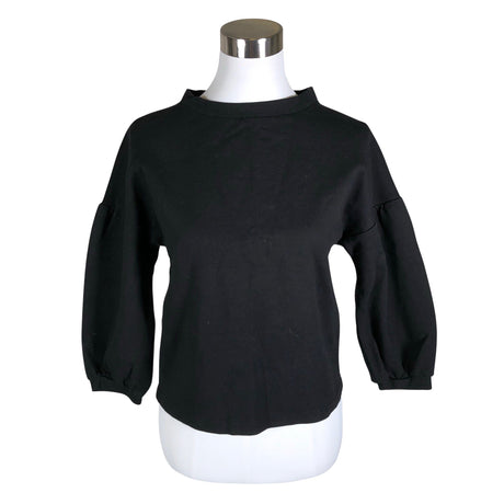 Unisex Nanso - Trikotaažist pluus, suurus 36 - Must ()