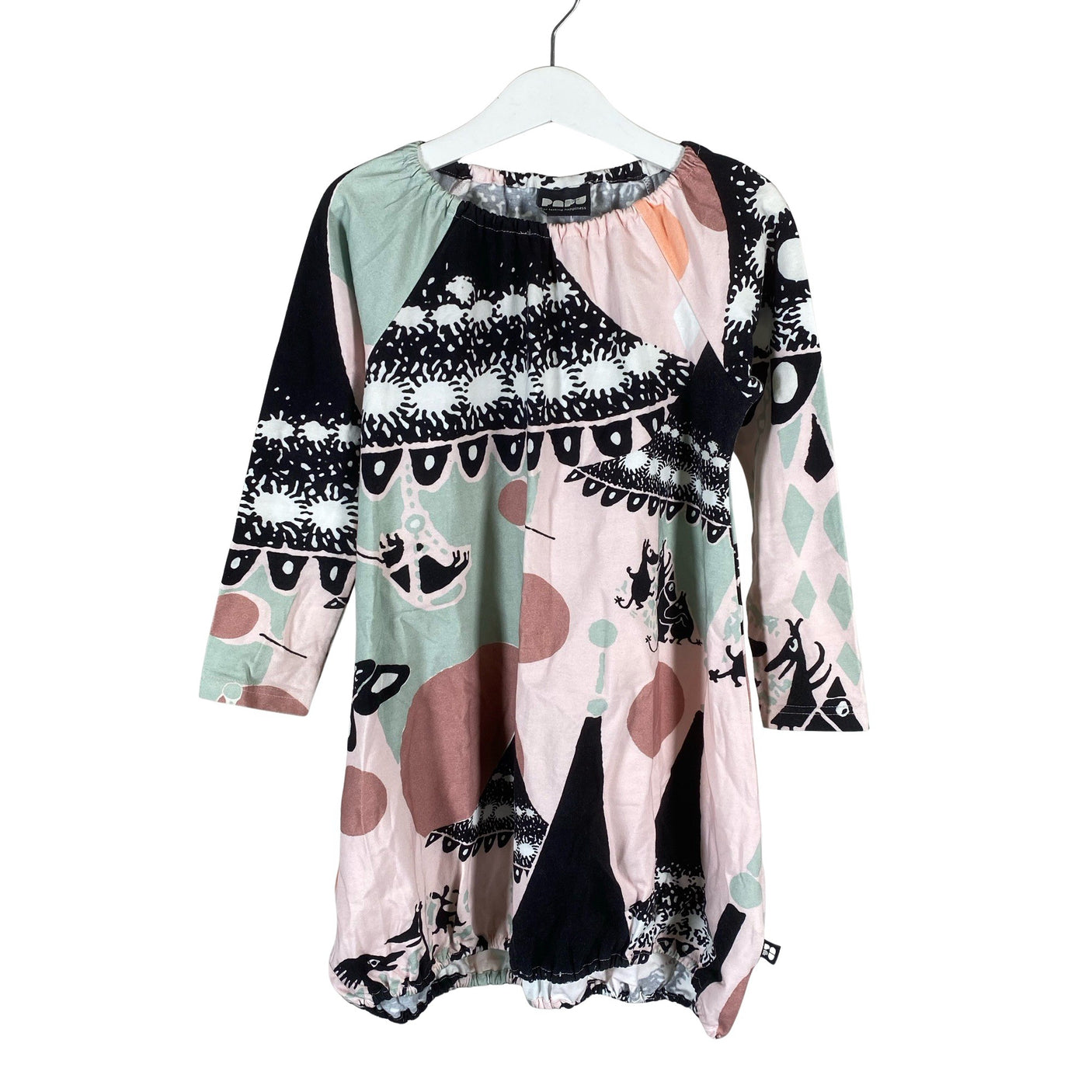 Unisex Papu - Trikotaažist kleit, suurus 110 - 116 - Heleroosa (1)