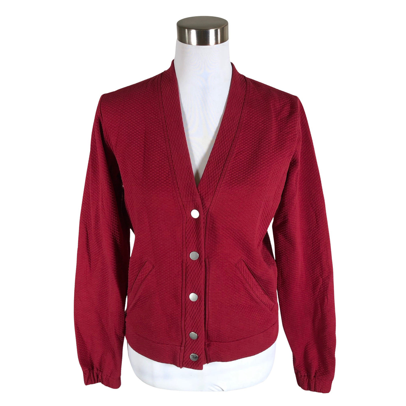 Unisex NOSH - Dressikangast jakk, suurus 36 - Veinipunane (1)