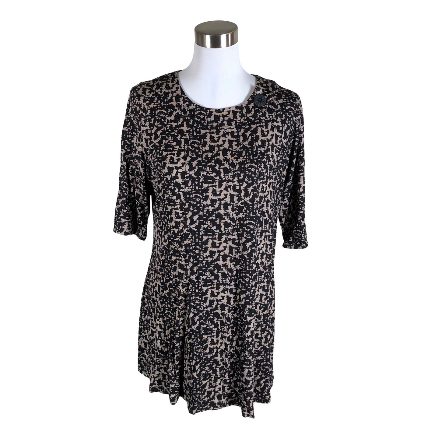Unisex Promise - Trikotaažist kleit, suurus 40 - Must (1)