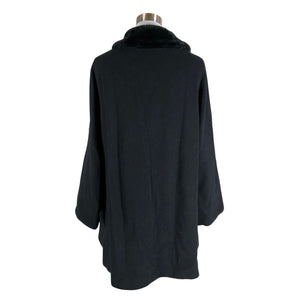 Unisex Aventura - Villane mantel, suurus 38 - Must (2)