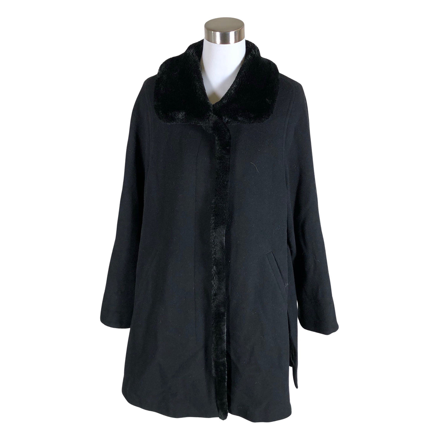 Unisex Aventura - Villane mantel, suurus 38 - Must (1)