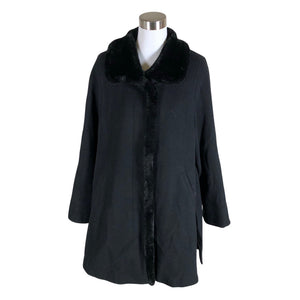 Unisex Aventura - Villane mantel, suurus 38 - Must (1)