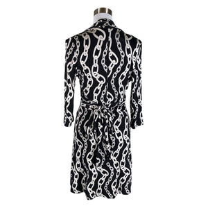 Unisex Andiata - Trikotaažist kleit, suurus 36 - Must (2)