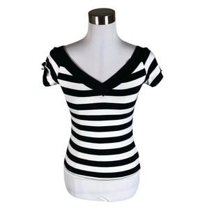 Unisex Hell Bunny - T-särk, suurus 34 - Must (1)