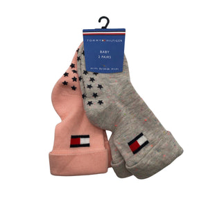 Unisex Tommy Hilfiger - Sokid, suurus 24 - Heleroosa (1)
