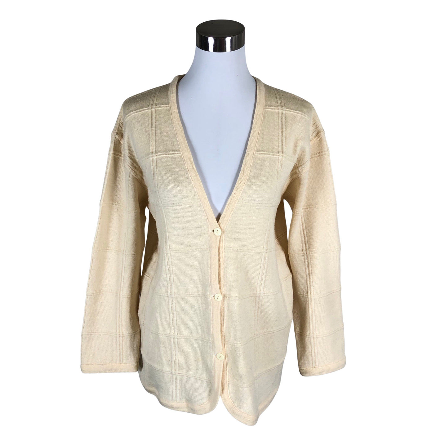 Unisex Arola - Kardigan, suurus 36 - Beige (1)