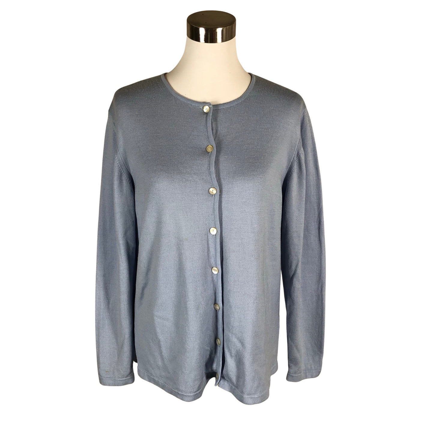 Unisex Woolmark - Kardigan, suurus 38 - Helesinine (1)