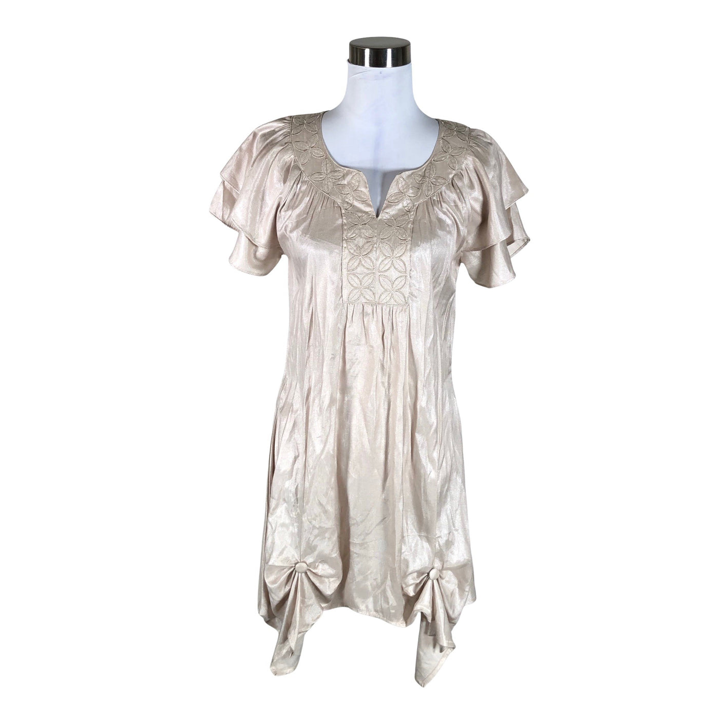 Unisex Ze-Ze - Õhuke kleit, suurus 40 - Beige (1)