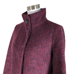 Unisex Ril's - Villane mantel, suurus 38 - Veinipunane (3)