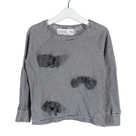 Unisex MUKA VA - Trikotaažist pluus, suurus 116 - 122 - Must ()