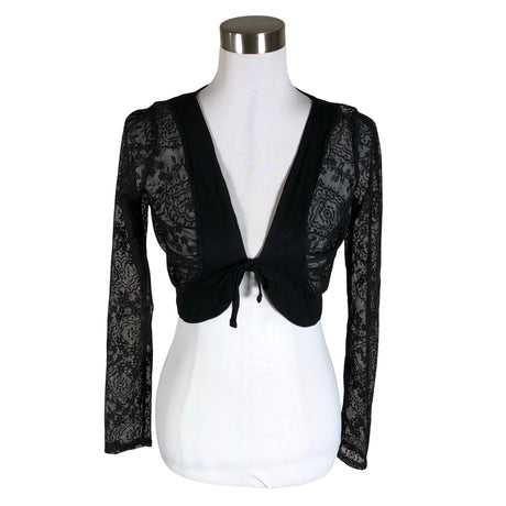 Unisex Anna Field - Trikotaažist boolero, suurus 34 - Must ()